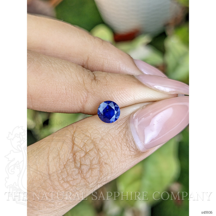 0.80 Ct. Blue Sapphire from Ceylon (Sri Lanka)