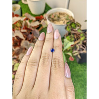 0.62 Ct. Blue Sapphire from Ceylon (Sri Lanka) Life Style