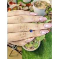 0.62 Ct. Blue Sapphire from Ceylon (Sri Lanka) Life Style