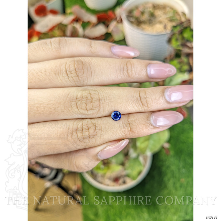 0.62 Ct. Blue Sapphire from Ceylon (Sri Lanka)