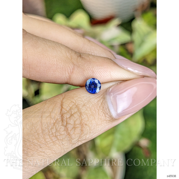 0.62 Ct. Blue Sapphire from Ceylon (Sri Lanka)