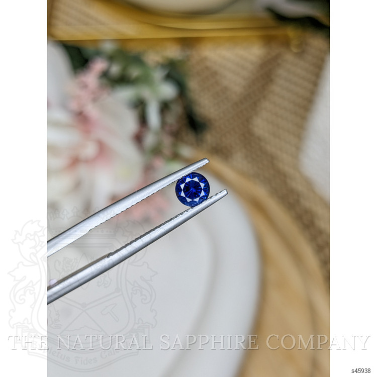 0.62 Ct. Blue Sapphire from Ceylon (Sri Lanka)