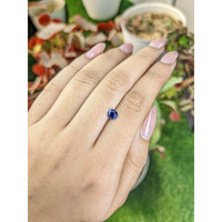 0.71 Ct. Blue Sapphire from Ceylon (Sri Lanka) Life Style