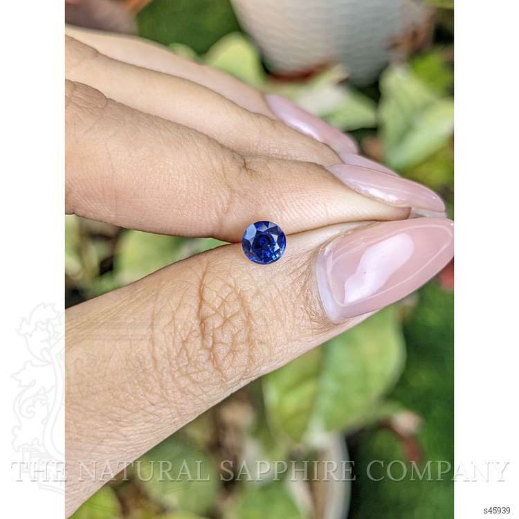 0.71 Ct. Blue Sapphire from Ceylon (Sri Lanka)
