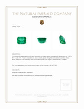 4.68 Ct. Emerald from Zambia Appraisal