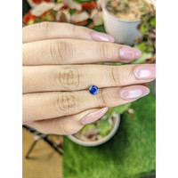 0.80 Ct. Blue Sapphire from Ceylon (Sri Lanka) Life Style
