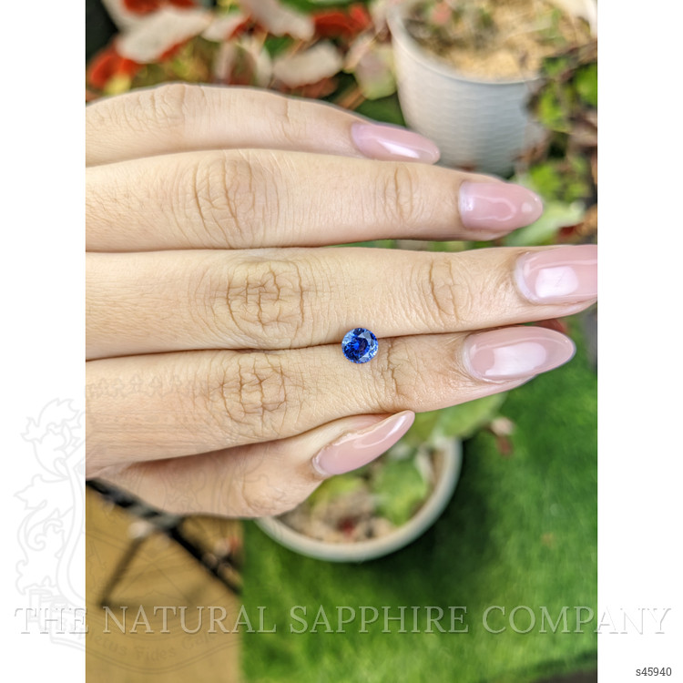 0.80 Ct. Blue Sapphire from Ceylon (Sri Lanka)