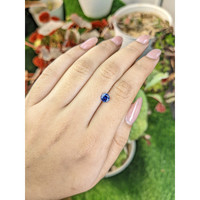 0.80 Ct. Blue Sapphire from Ceylon (Sri Lanka) Life Style