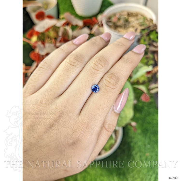 0.80 Ct. Blue Sapphire from Ceylon (Sri Lanka)