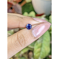 0.85 Ct. Blue Sapphire from Ceylon (Sri Lanka) Life Style