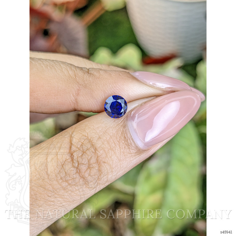0.85 Ct. Blue Sapphire from Ceylon (Sri Lanka)