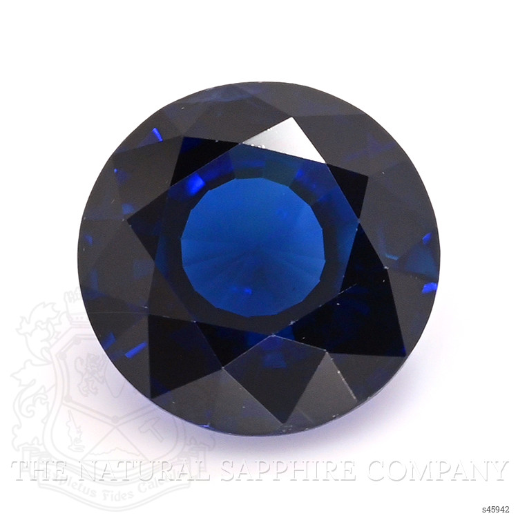 0.74 Ct. Blue Sapphire from Ceylon (Sri Lanka)