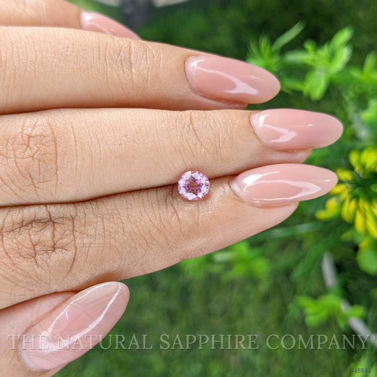 0.71 Ct. Purplish Pink Sapphire from Tanzania