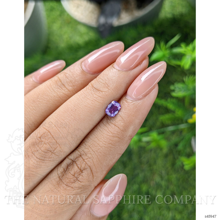 0.57 Ct. Pinkish Purple Sapphire from Tanzania