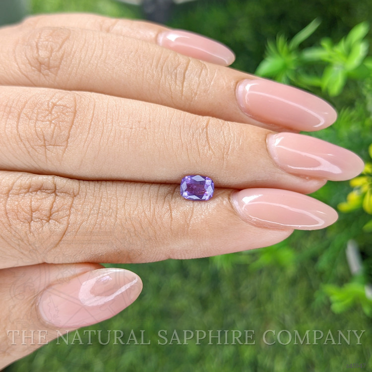 0.57 Ct. Pinkish Purple Sapphire from Tanzania