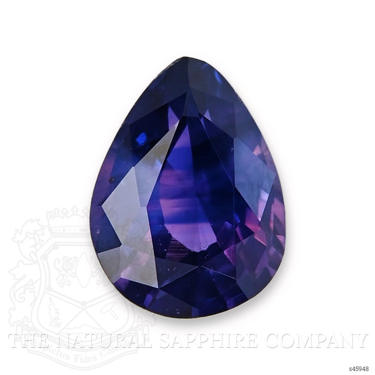 1.11 Ct. Purplish Blue Sapphire from Tanzania