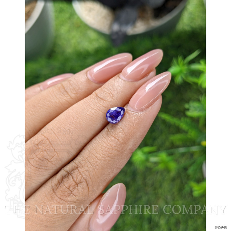 1.11 Ct. Purplish Blue Sapphire from Tanzania