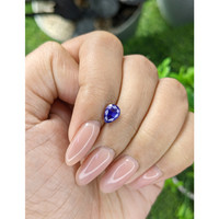 1.11 Ct. Purplish Blue Sapphire from Tanzania Life Style