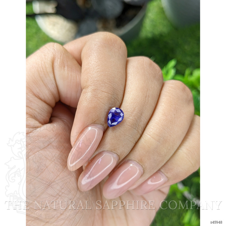 1.11 Ct. Purplish Blue Sapphire from Tanzania