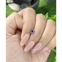 0.67 Ct. Purple Sapphire from Tanzania Life Style