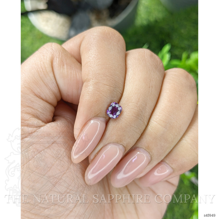 0.67 Ct. Purple Sapphire from Tanzania