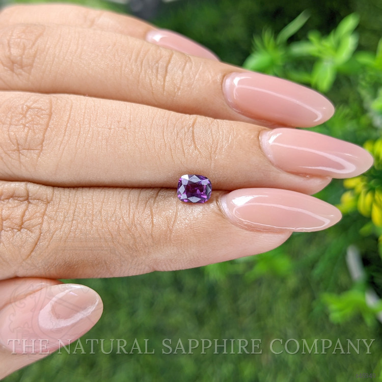 0.67 Ct. Purple Sapphire from Tanzania