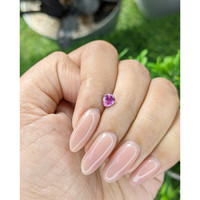 0.66 Ct. Purplish Pink Sapphire from Tanzania Life Style