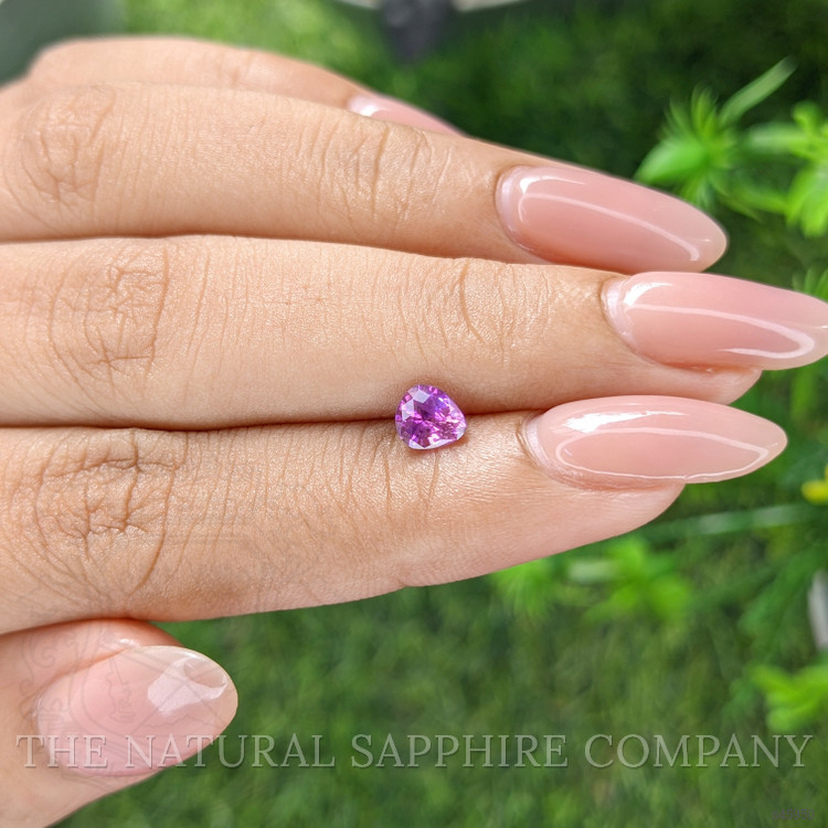 0.66 Ct. Purplish Pink Sapphire from Tanzania