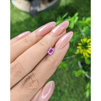 0.58 Ct. Purplish Pink Sapphire from Tanzania Life Style
