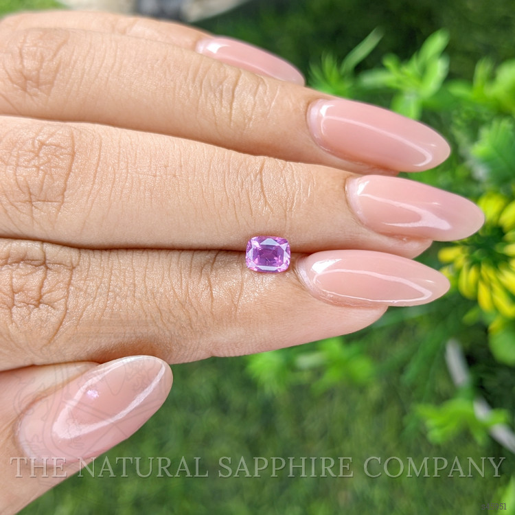 0.58 Ct. Purplish Pink Sapphire from Tanzania