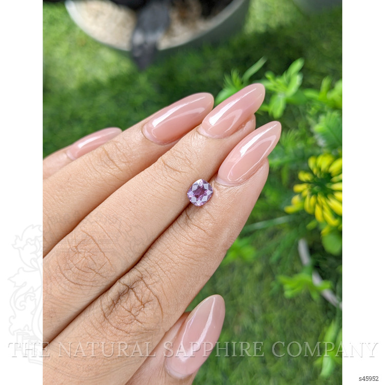 0.66 Ct. Pinkish Purple Sapphire from Tanzania