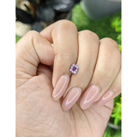 0.66 Ct. Pinkish Purple Sapphire from Tanzania Life Style