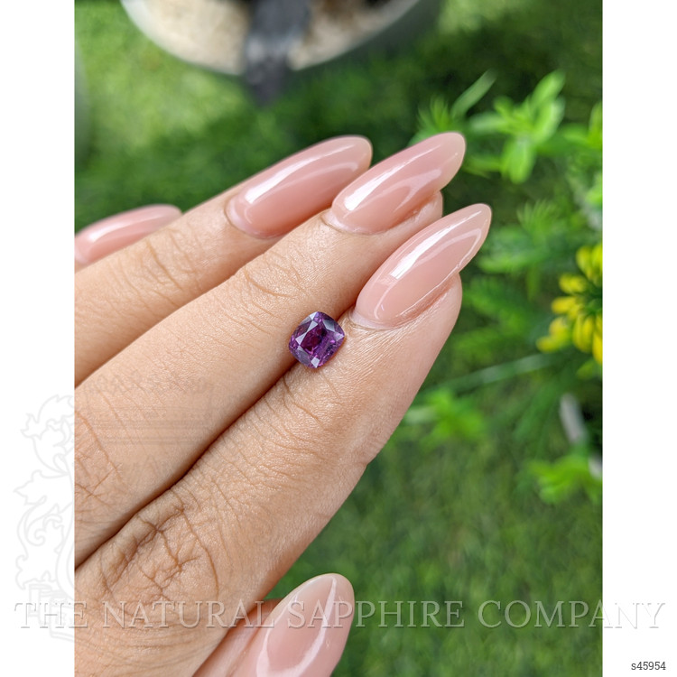 0.79 Ct. Pinkish Purple Sapphire from Tanzania