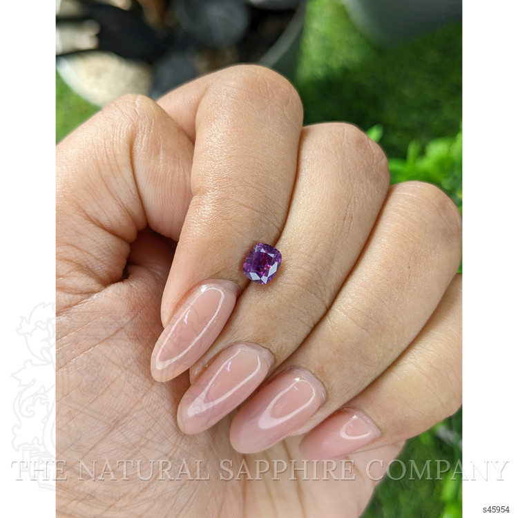 0.79 Ct. Pinkish Purple Sapphire from Tanzania