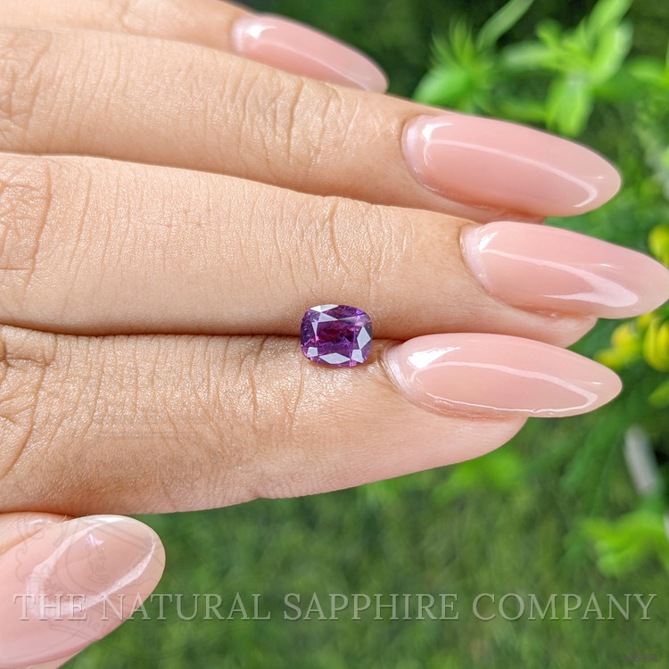 0.79 Ct. Pinkish Purple Sapphire from Tanzania