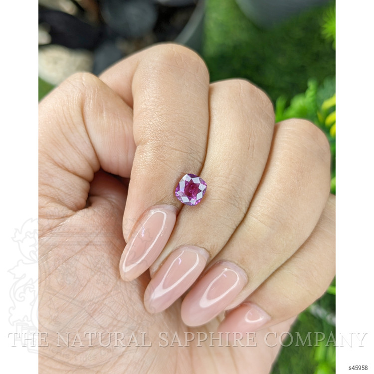 1.09 Ct. Purplish Pink Sapphire from Tanzania