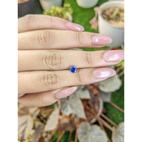0.65 Ct. Blue Sapphire from Ceylon (Sri Lanka) Life Style