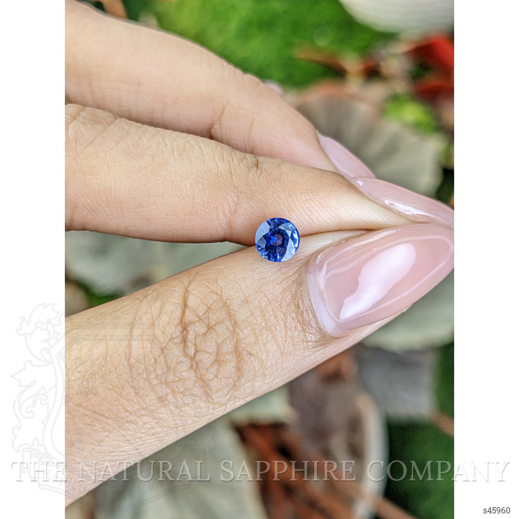 0.73 Ct. Blue Sapphire from Ceylon (Sri Lanka)