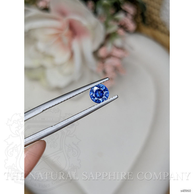 0.73 Ct. Blue Sapphire from Ceylon (Sri Lanka)