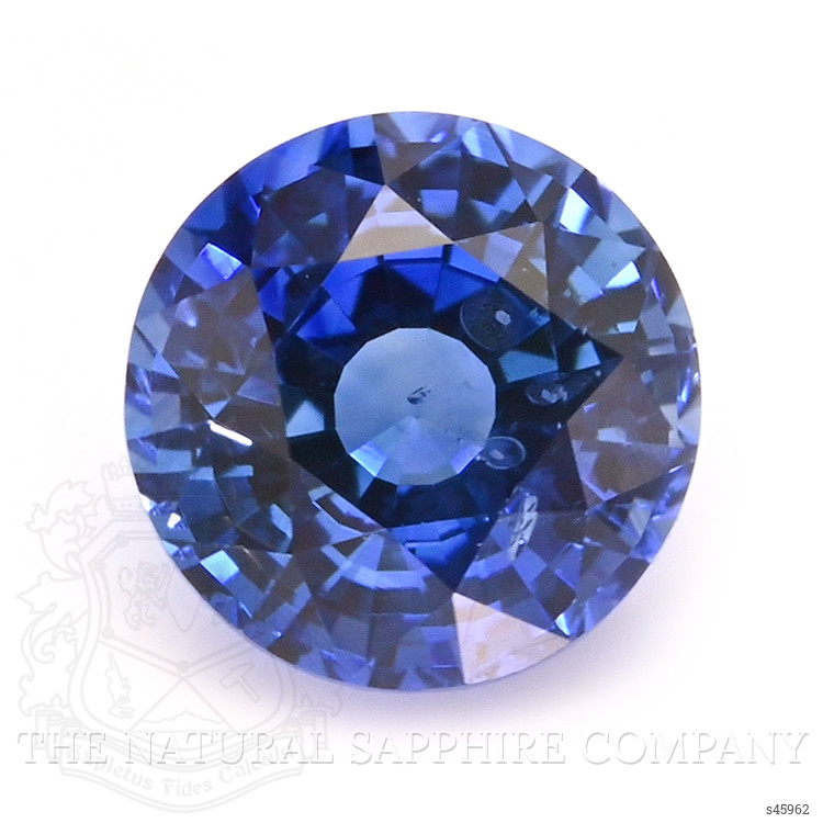 0.84 Ct. Blue Sapphire from Ceylon (Sri Lanka)