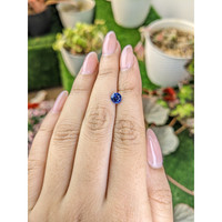 0.84 Ct. Blue Sapphire from Ceylon (Sri Lanka) Life Style