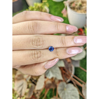 0.84 Ct. Blue Sapphire from Ceylon (Sri Lanka) Life Style