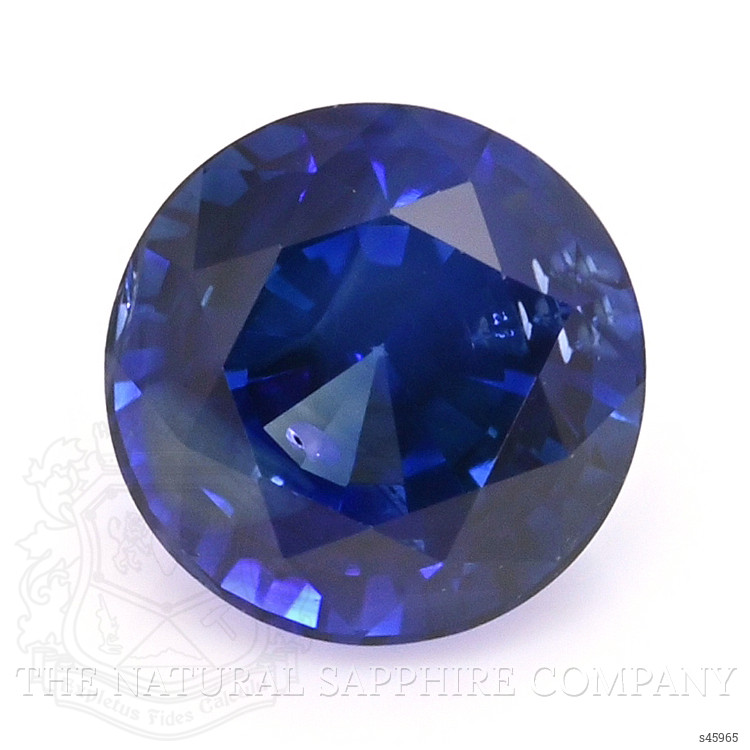 0.83 Ct. Blue Sapphire from Ceylon (Sri Lanka)
