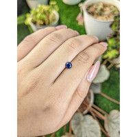 0.83 Ct. Blue Sapphire from Ceylon (Sri Lanka) Life Style