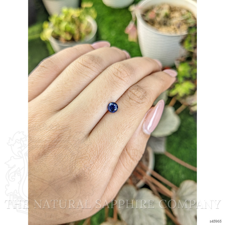 0.83 Ct. Blue Sapphire from Ceylon (Sri Lanka)