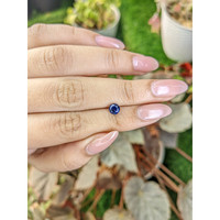 0.83 Ct. Blue Sapphire from Ceylon (Sri Lanka) Life Style