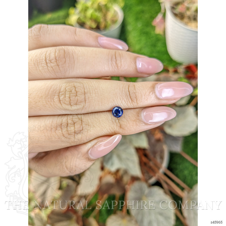 0.83 Ct. Blue Sapphire from Ceylon (Sri Lanka)