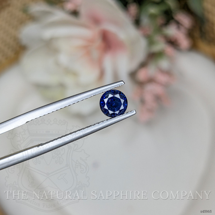0.83 Ct. Blue Sapphire from Ceylon (Sri Lanka)