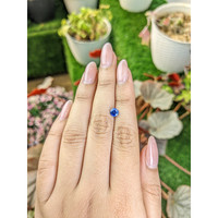 0.66 Ct. Blue Sapphire from Ceylon (Sri Lanka) Life Style
