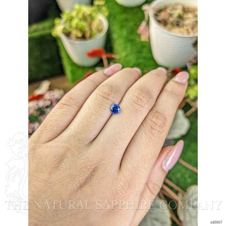 0.66 Ct. Blue Sapphire from Ceylon (Sri Lanka)